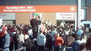 Old Trafford Glazer protest