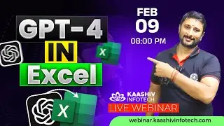 Live Webinar: Excel + ChatGPT Integration: Excel full Tutorial in Tamil #excel #chatgpt