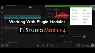 Fl Studio Mobile - Working With Plugin Modules | Fl Studio Mobile Plugin  Module Options