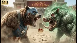 🎬 CAPTAIN BEAR 🆚  HULK PIG | World Apex Arena &ndash; Roman Colosseum 2026 | 4K