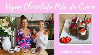 Creamy Raw Vegan Chocolate Pots de Cr&eacute;me | Recipe + Instructions