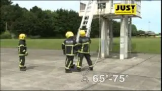 JUST aluminium 2 part extension ladder BS operating instructions