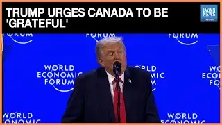 Trump Chides Carney at Davos, Urges Canada to be 'Grateful' | Dawn News English