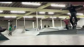 Skateboarding at Switch & Signal Skatepark