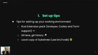 Set-up tips, key concepts and how to build with them | Substrate Seminar