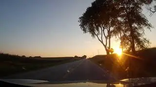 Driving through Andover, Illinois