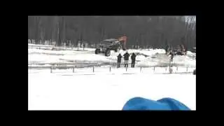 Whiskey Bent Obstacle course at Vermonster Snow Bog 2014