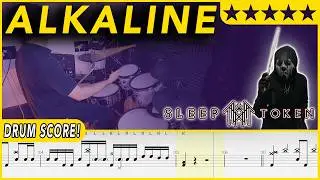 Alkaline - Sleep Token | DRUM SCORE Sheet Music | #651 DRUMSCRIBE
