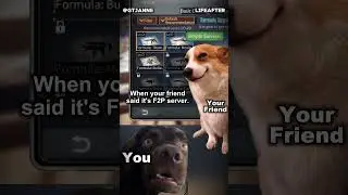 When he said it's F2P server