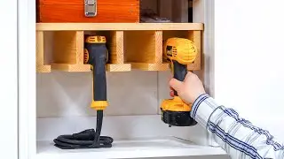 How to Make a Cordless Drill Storage Rack