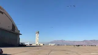 35 F-35's from Hill Afb, UT perform a show of force