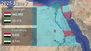 What if: Egyptian civil war using Google Earth [2025 scenario]