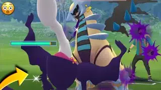 🤯Shiny Darkrai vs Shiny Giratina epic battle pokemon go.