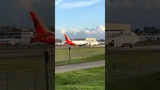 Angola airlines 787-9 takeoff roll at Paine field #airplane #aviation #planespotting