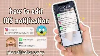 Edit KPOP Fake Pop Up Notifikasi pake HP (How to edit fake pop up notification)