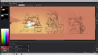 Live stream Chimera Studio. Concept art dev - log 014 #art #pixelart #retrogaming #videogames