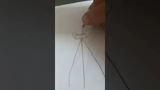 how to draw a tripod
