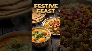 Flavors of Festivity: Dive into Dum Aloo, Dry Fruit Masala Pulav, Paratha.