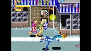 오락실 게임 캡틴코만도 무한코인 レトロゲーム  キャプテンコマンドー Captain Commando  INVINCIBLE CHEAT PLAY