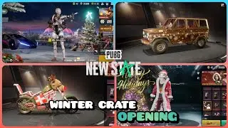Winter Crate Opening in Pubg new State - New Game with New Crate Opening #ytmbabu #pubgnewstate