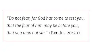Solid Joys (June 26): The Fear That Draws Us In // Devotional by John Piper