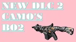 Black Ops 2: All 4 New Camos! Afterlife Camo, Paladin, Comics & UK Punk Pack (BO2 DLC Gameplay)