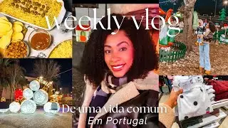Vlog semanal: fim de ano em Portugal, pista de gelo, compras na primark de inverno, luzes de natal