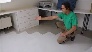 Korkboden verlegen Schritt 12 ⁞⁞⁞ Korkplatten anordnen ⁞⁞⁞ Verlegen in Treppenform ⁞⁞⁞ Anleitung