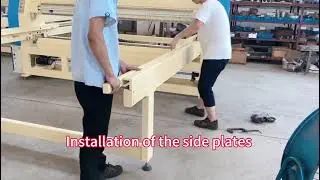 HFJ-26A-2 servo motor quilting machine installation video