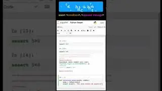 Python Assert Statement (Quick tutorial) 