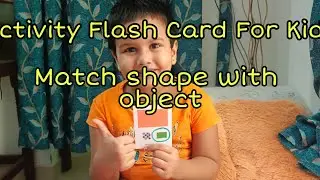 Activity Flash Card |  Match Shape With Object