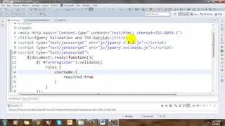 JQuery Validation and JSP Servlet