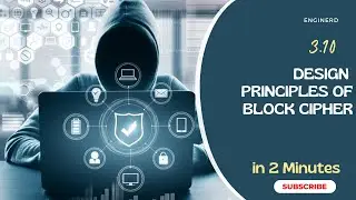 3.10 Design principles of Block Cipher