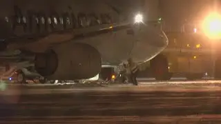 New York flight bound for Charlotte goes off the runway