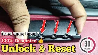 Safari Magnum trolley bag password forgot | Step by Step forgot password trolley bag unlock