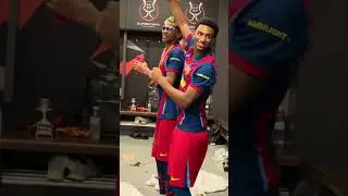 Keeping up with the Super Cup rhythm 🕺🕺 #shorts #fcbarcelona #shortvideo