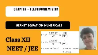NERNST EQUATION NUMERICALS