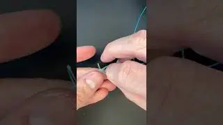 простой рыболовный узел, который можно сделать