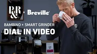 Breville Bambino Plus + Smart Grinder - Dial in video