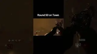 Round 50 on town #callofduty #callofdutyzombies #blackops2 #blackops2zombies #cod#tranzit