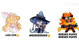 A bunch of CapCut templates except it's all the Triple Cone Cup Trio 🎀🌙🔥