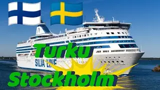 Turku 🇫🇮🛳️To Stockholm 🇸🇪 Cruise ship ، Silja line 🚢 گەشتێک ڵە فینڵاند وە 🇫🇮 بوو سوید 🇸🇪