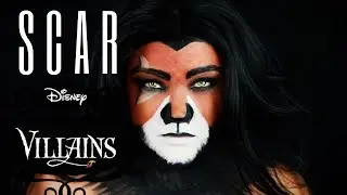 SCAR Lion King Makeup Tutorial l Disney Villains Makeup