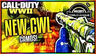 *OMG* NEW CWL CAMOS IN WW2! - NEW WW2 DLC WEAPON CAMOS! (WW2 NEW OPTIC, FAZE, & MORE CAMO)