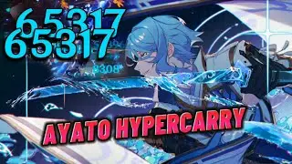 C4 Ayato Hypercarry - Spiral Abyss 3.0