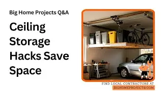 Garage Ceiling Bike Hoist And Pulley Platform Guide