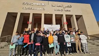 تلاميذ يكتشفون عالم العدالة و يلتقون قضاة و أساتذة خلال الأبواب المفتوحة بمحكمة الاستئناف بالرباط