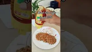 MIXED NUTS WAFFLE 🧇 Snacks series 13/30 #trendingshorts#kidssnacksbox#easyrecipes#healthysnacks