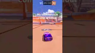 My teammates in comp vs casual