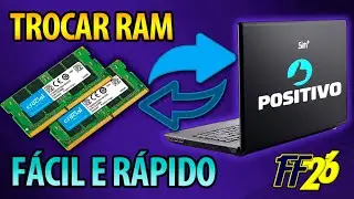 💻 Como TROCAR MEM&Oacute;RIA RAM do Notebook POSITIVO SIM+ 👍🏼
